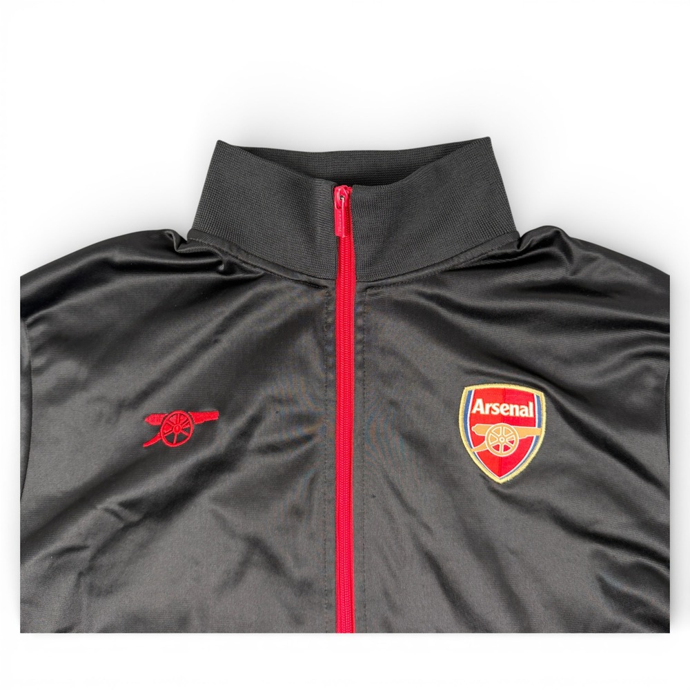 Official AFC Arsenal Football‎ Club Jacket Mens XXL Black Red Full Zip Track - Picture 2 of 12